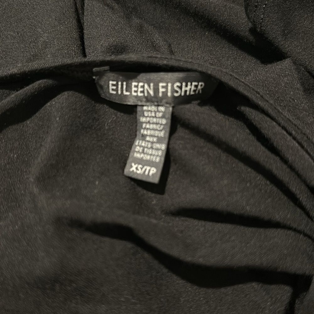 Eileen Fisher NWOT Stretch Jersey Knit Jewel Neck Dress. Size XS - Picture 4 of 4